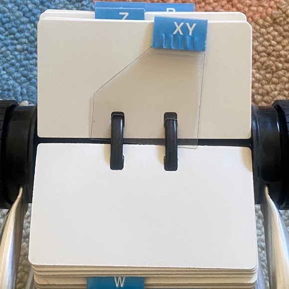 Rolodex I Classic Rotary Card File I Chrome I #66706 - Picture 8 of 10